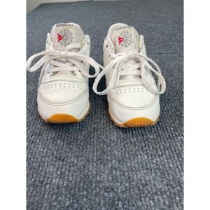 Reebok Classic Leather Toddler Sneakers White Gum V69626 Size 10 Low Top Shoes